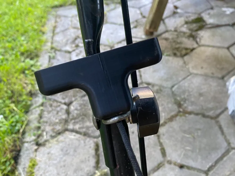 Lawnmower pull start handle