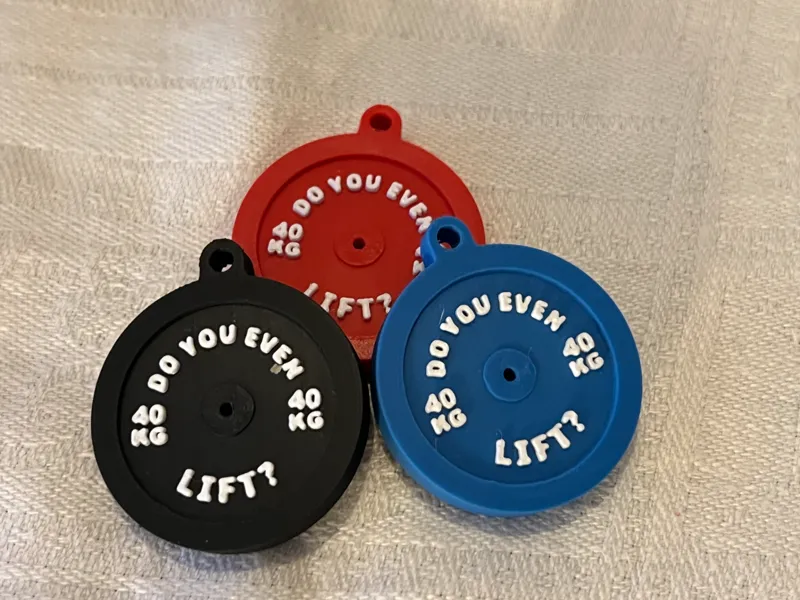 Do you even lift? Key chain