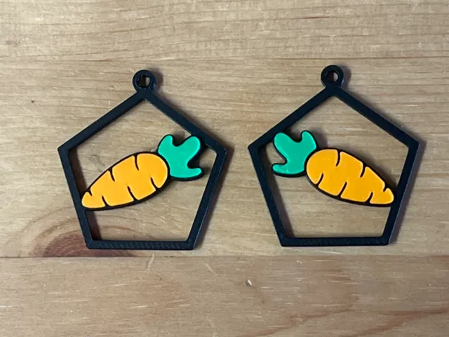 carrot earrings