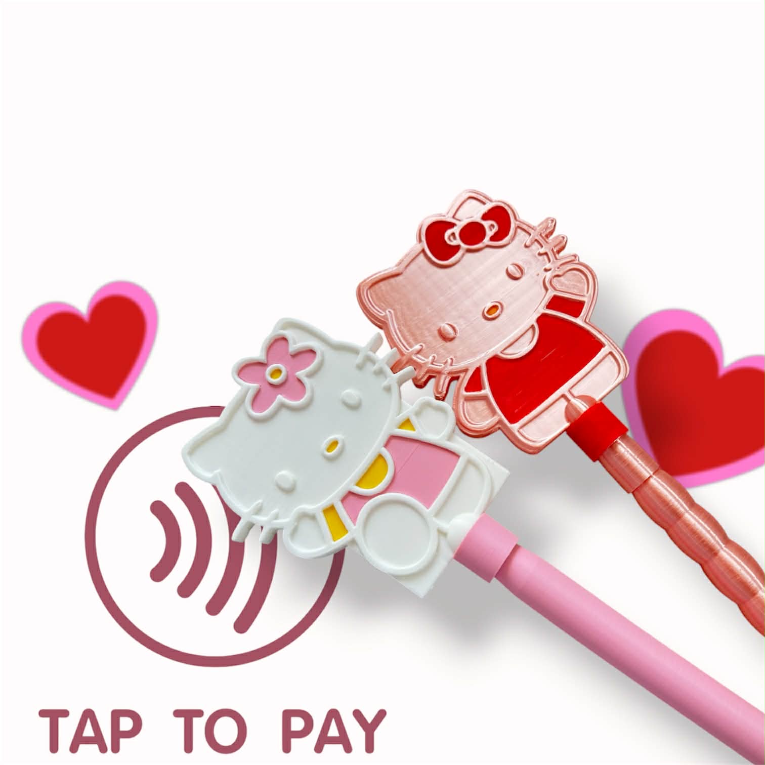 KiiiKiiiキキ Duty Free papapapa-Pay Wand Kitty Magic Pay Wand - Free 3D Print Model - MakerWorld