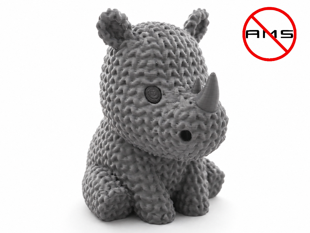 Knitted Rhino / NO AMS