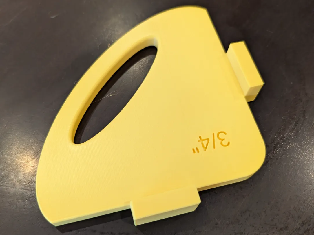 Rounded Corner Router Template - Free 3D Print Model - MakerWorld