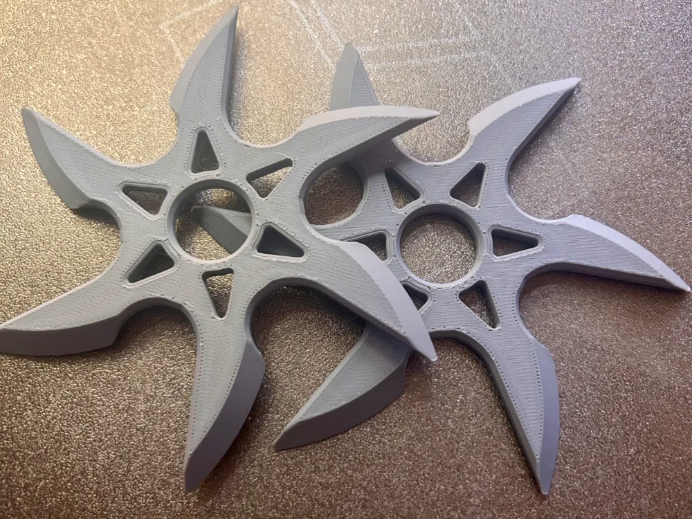 Accesorio para filamento: Six-Pointed Ninja Star (Shuriken). Referencia del modelo original.