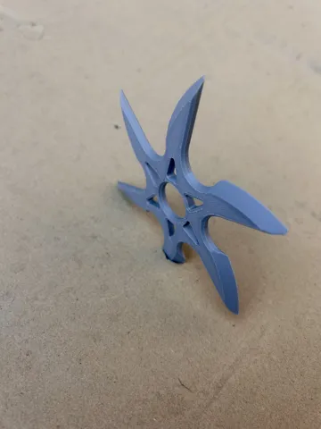 Accesorio para filamento: Six-Pointed Ninja Star (Shuriken) — vista de referencia 5