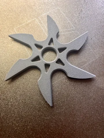 Accesorio para filamento: Six-Pointed Ninja Star (Shuriken) — vista de referencia 4