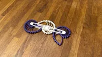 Fidget triple nautile à engrenages — photo 2