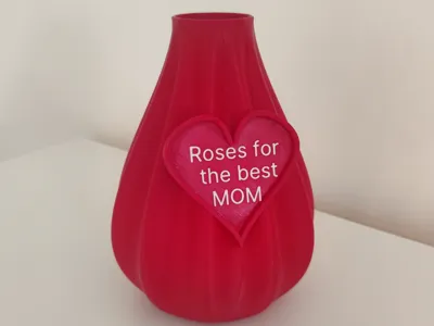 Vase Roses for MOM