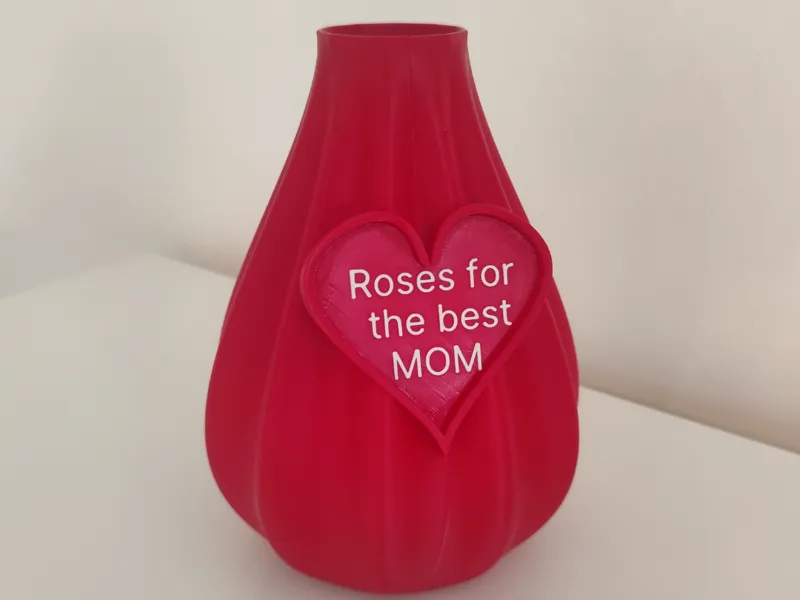 Vase Roses for MOM