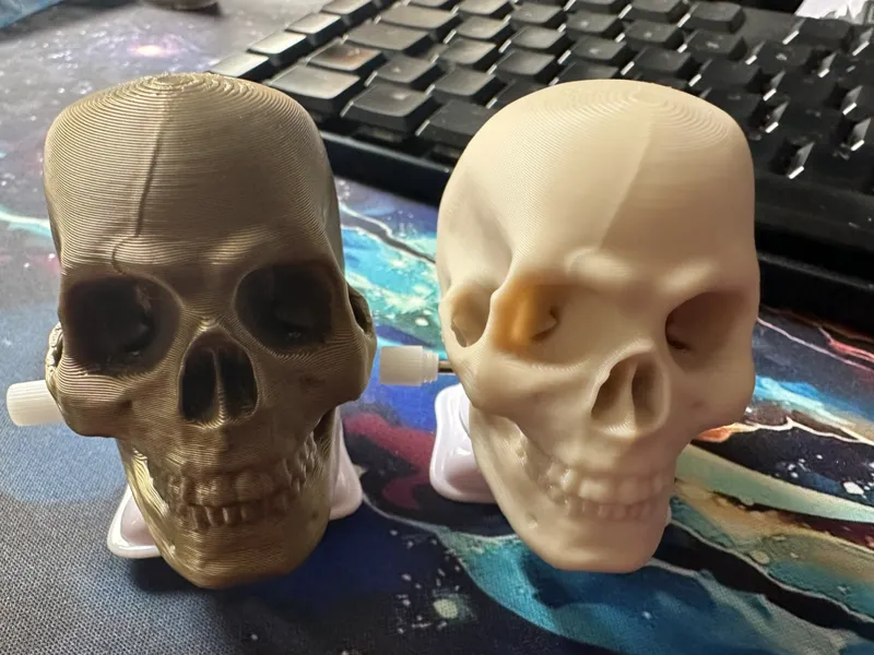 Human Skull Wind-Up Walking