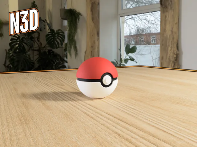 PokeBall - Free 3D Print Model - MakerWorld