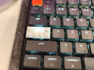 Brick Low-Profile Keycap - Caps Lock
