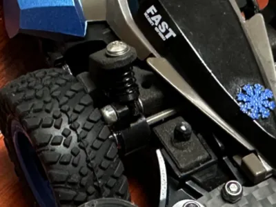 Mini 4WD shock absorber kit - Lingyun shock absorber, rocker arm shock absorber system, compatible with Yangkai MA chassis, no need to cut the chassis