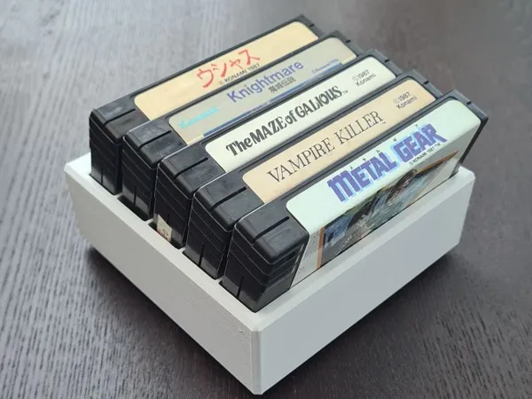 Range-cartouches MSX rétrogaming