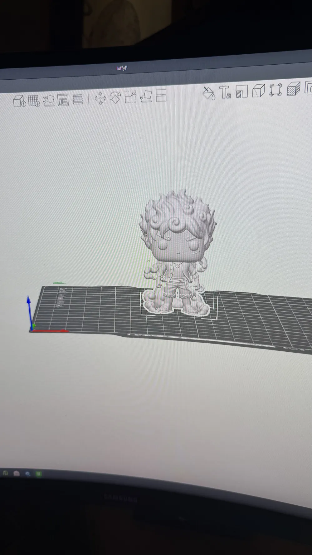 Machine God Model Luffy Gear 5 -
