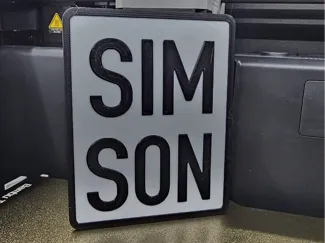 Simson Kennzeichen 