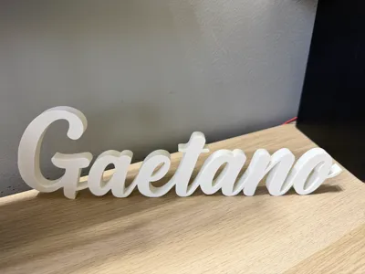 Gaetano Table Sign