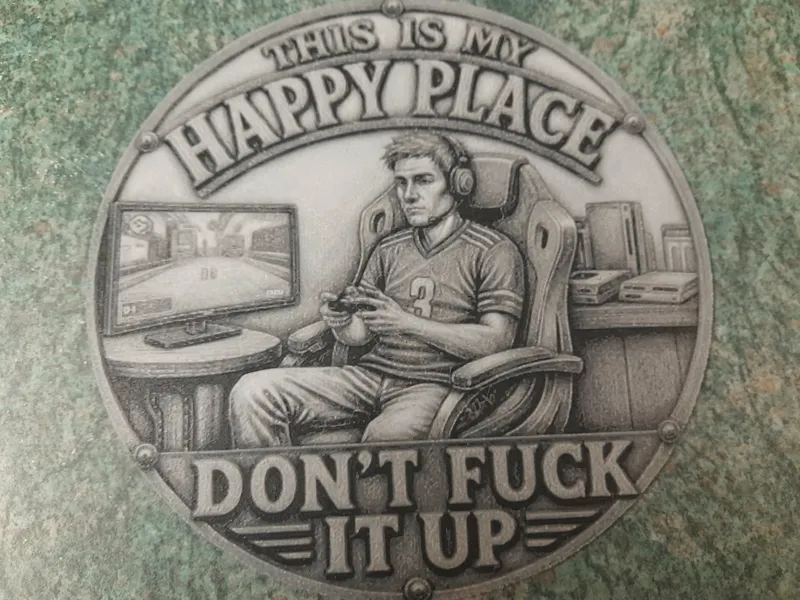 happy gamer male