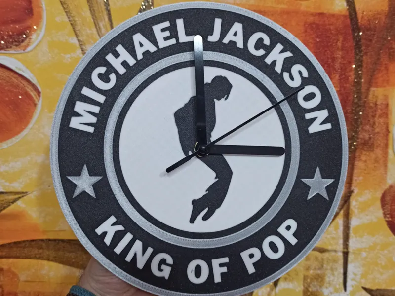 CLOCK - OROLOGIO MICHAEL JACKSON - KING OF POP