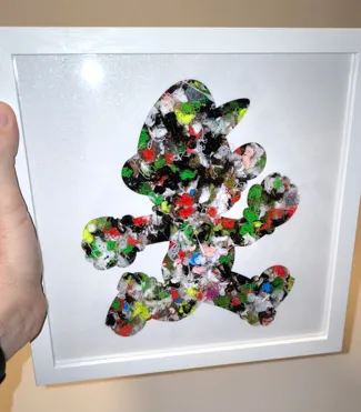 Super Mario Poop IKEA SANNAHED 25x25cm
