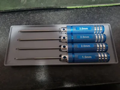 Hex set 1.5mm-3mm gridfinity box