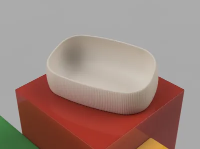 Desk organiser bowl