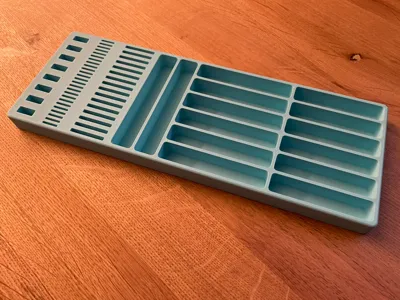 USB and SD Card Holder for Drawers, XXL.