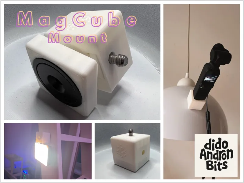 MagCube Mount – Magnetic Camera & Light Mount