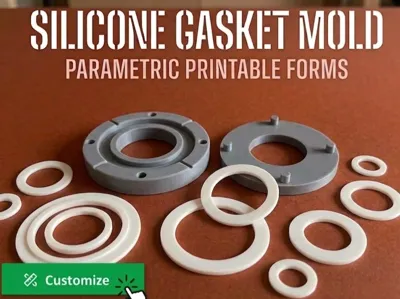 Parametric Silicone Gasket Mold Creator
