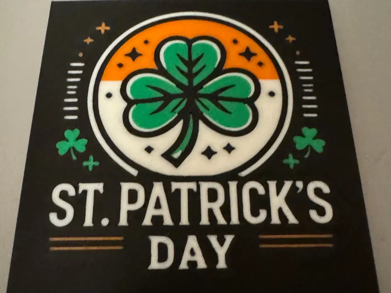 St. Patrick's Day Coaster