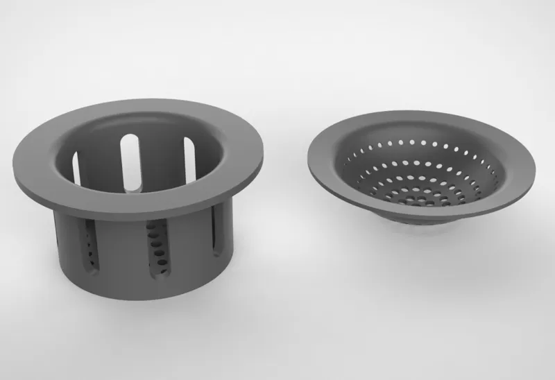 地漏   Floor drain  两款 防止毛发堵塞下水道