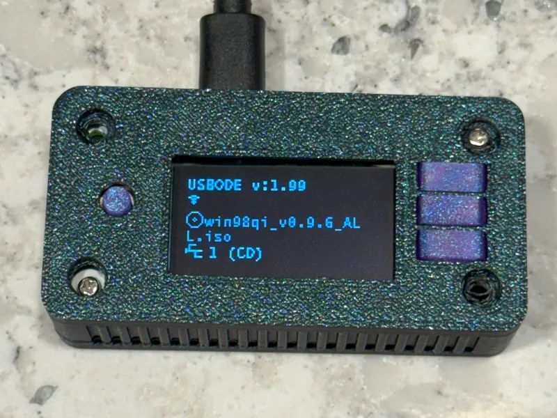 USB-ODE Pi Zero 2 Waveshare 128x64 OLED Controller