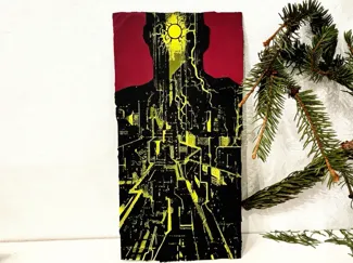 Cyberpunk Tarot Karte Nr. 22  The World
