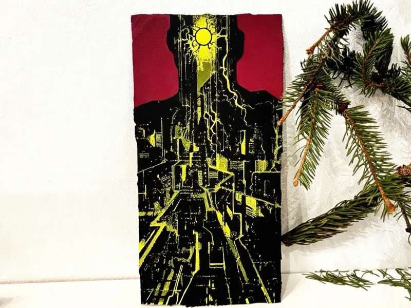 Cyberpunk Tarot Karte Nr. 22 The World