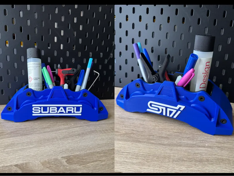 Caliper pen holder organizer