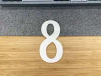 Chiffre 8 décoratif — photo 1