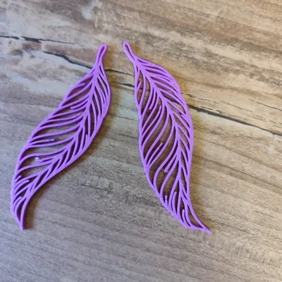 Earrings Tree Leaf view 2