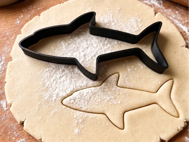 Shark cookie cutter