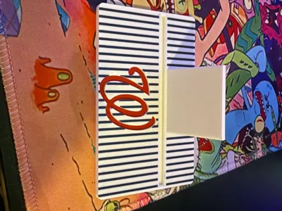 Washington Nationals card stand 