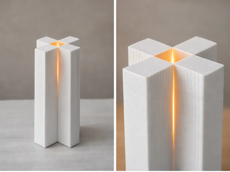 Minimal Cross Lamp — E14 Ambient Light