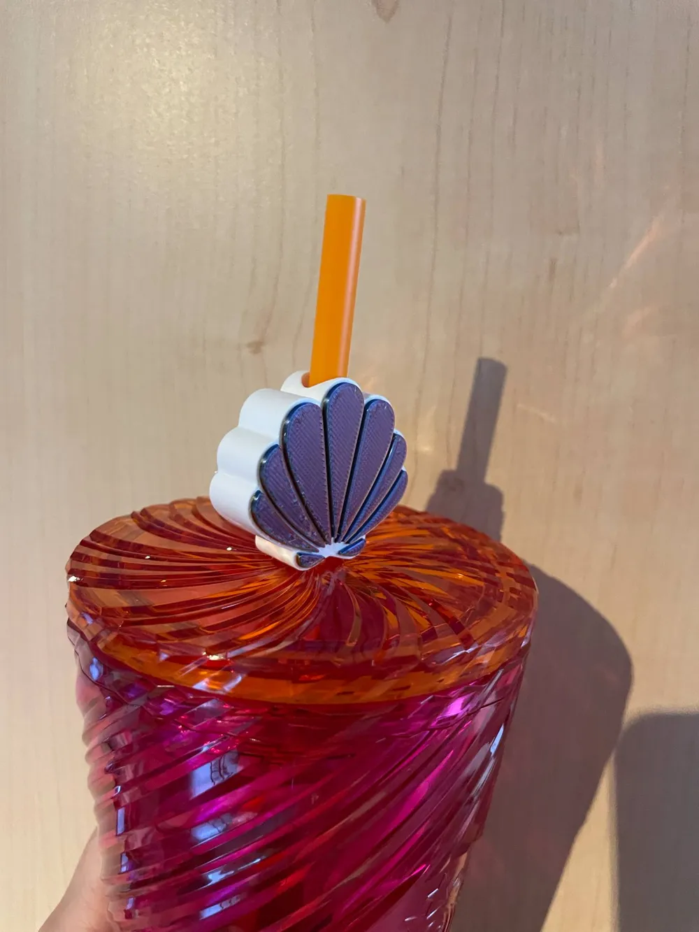 Cute Shell Straw Topper v1 by Studio Blue Craft House MakerWorld ...