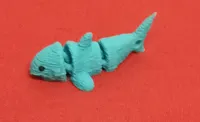 Articulated shark medium - keyring keychain