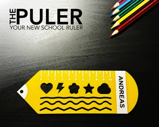 The Puler - Multifunctional Ruler (+ Custom Name)