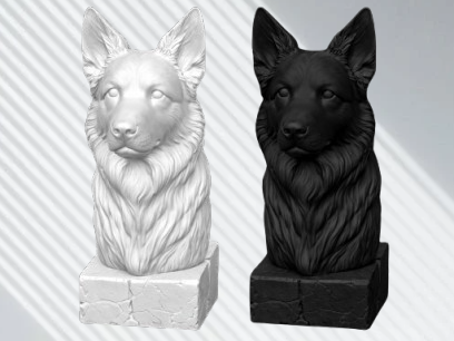 Dog Bust - Australian Kelpie