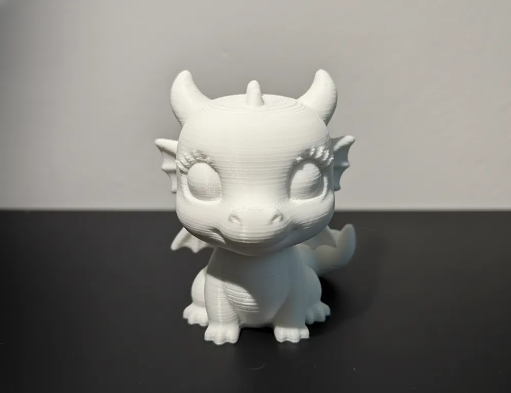 Cute Baby Dragon Figurine - Free 3D Print Model - MakerWorld