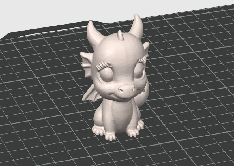 Cute Baby Dragon Figurine - Free 3D Print Model - MakerWorld