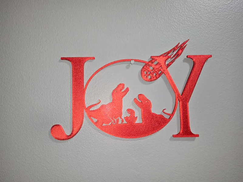 Dinosaur Nativity Scene, JOY