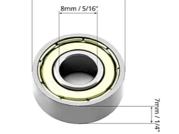 Bearing 22x7x8 (actually works)