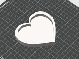Jewelry tray heart