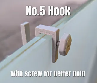Hook/Haken with Screw 11mm/6mm