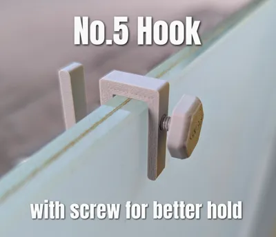 Hook/Haken with Screw 11mm/6mm